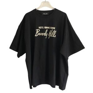 Homme & Femme Mens Graphite T-Shirt Streetwear Black White Triple XL